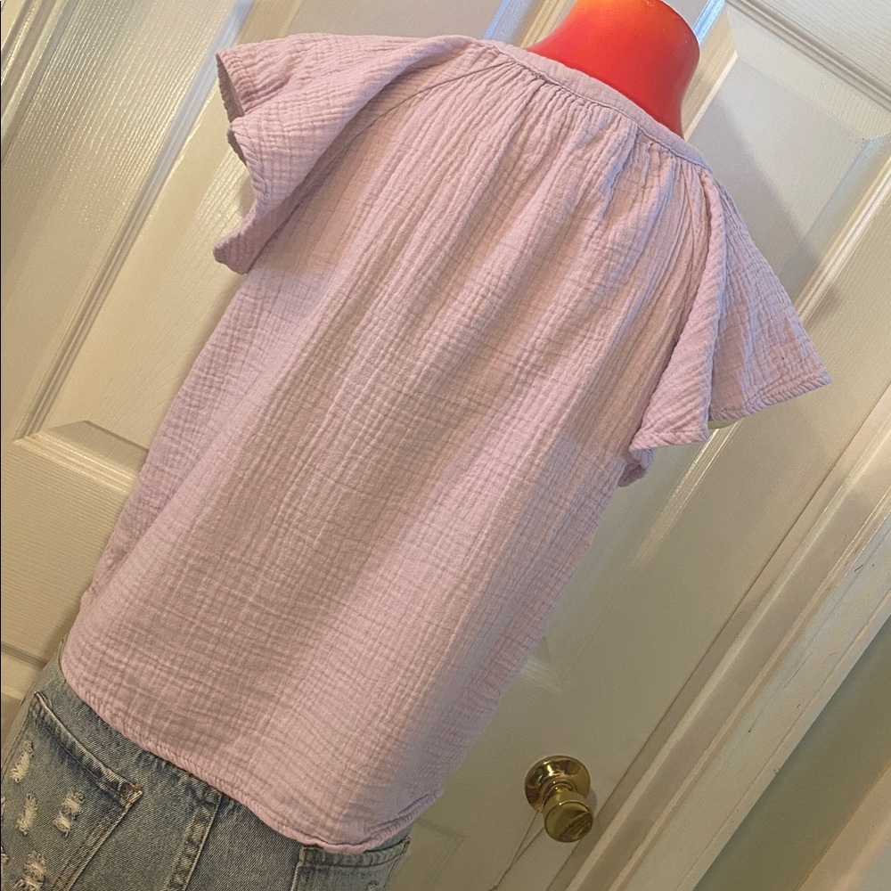 Universal Thread Lilac Textured Blouse - Picture 7 of 10